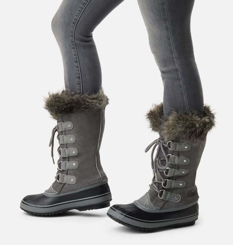 Womens Snow Boots Grey/Black - Sorel Joan of Arctic™ Low - 249-YBDJPT